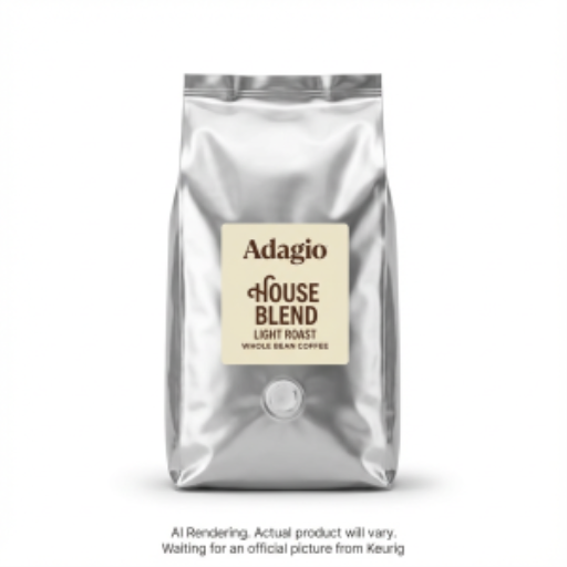 Café Adagio Grains Entiers - Adag Mélange Maison Torréfaction Légère Grains 5Lb