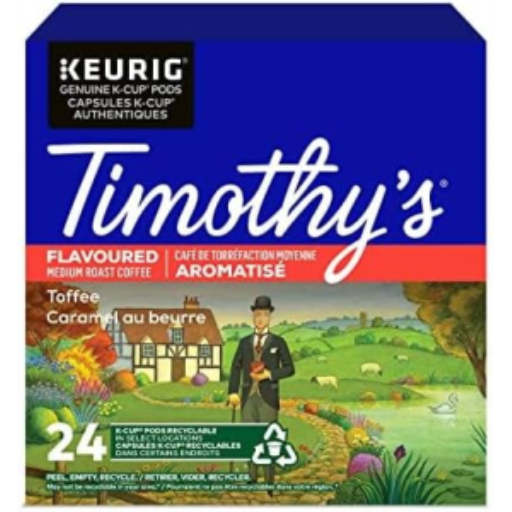 Café Timothy'S? Portion Unique - Timy Kc Rs Toffee 24Ct Sl