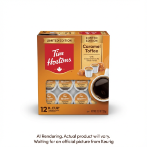 Café Tim Hortons Portion Unique - Thtn Kc Caramel Toffee Bil 12Ct
