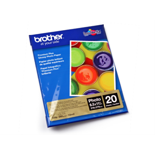 Papier brillant premium Innobella Brother BP71GLTR (8,5" x 11")