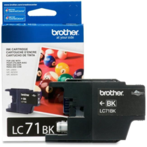 Brother LC71BKS Cartouche d'Encre Noire Innobella, Rendement Standard