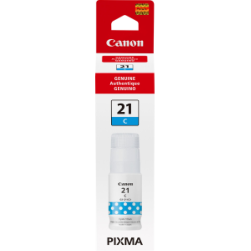 Bouteille d'encre cyan GI-21 SKU 4537C001