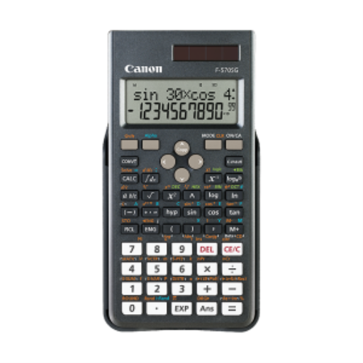 1551C002 Calculatrice scientifique Canon F-570SG Bk 488 fonctions