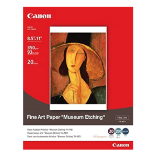 FA-ME1 Papier d'Art 8,5" x 11" Museum Etching (20 feuilles/paquet)*