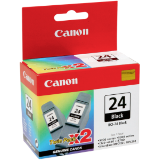 Pack économique d'encre double BCI-24 BK