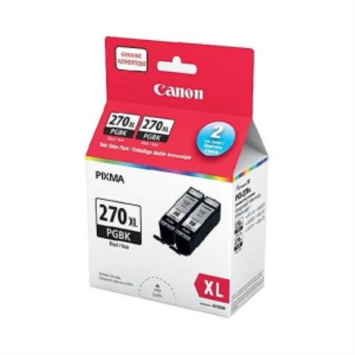 Pack double d'encre pigmentée noire PGI-270 XL SKU 0319C009