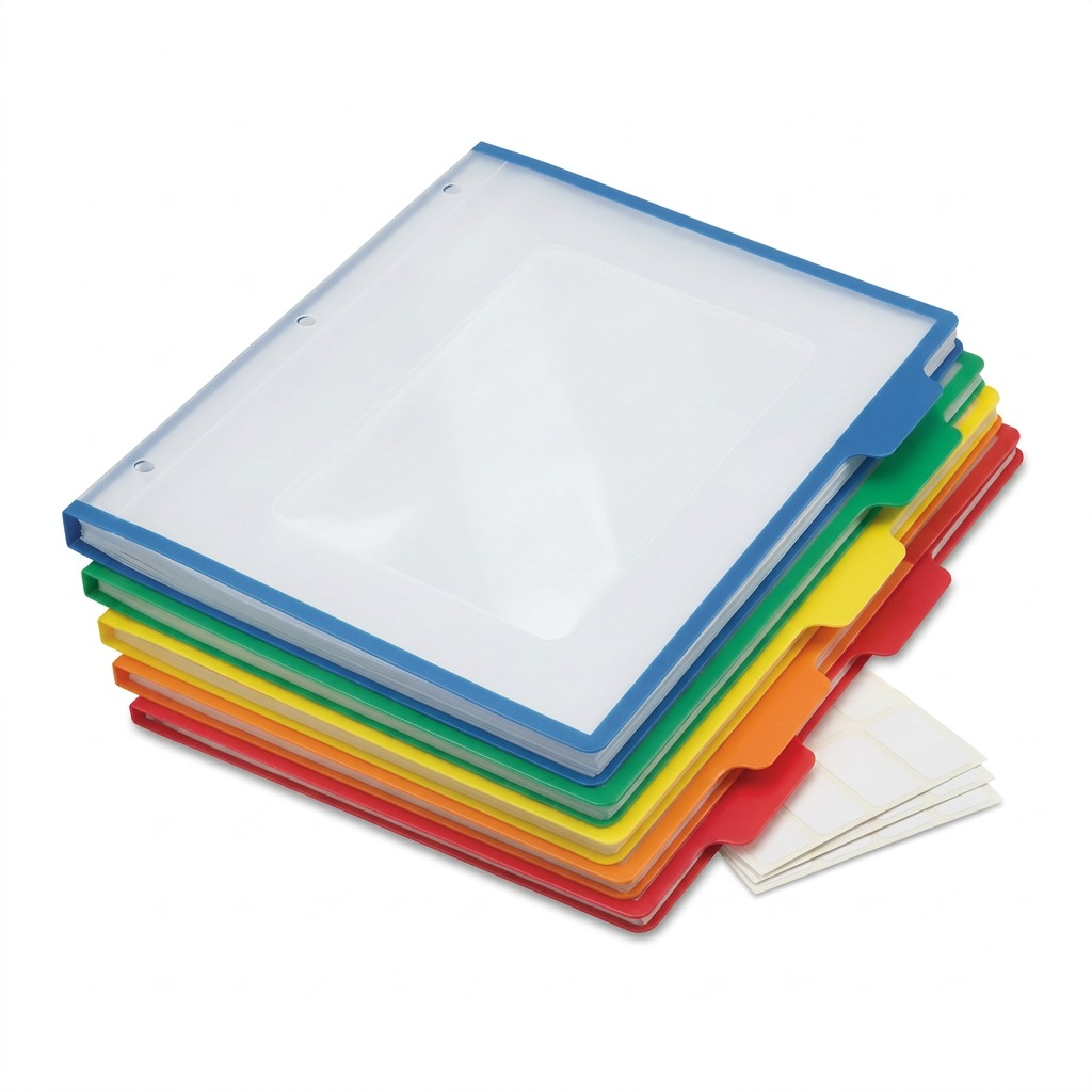 Avery Print or Write Big Tab UltraLast Dividers, 5 Tab Multi-Colour, 1 Set