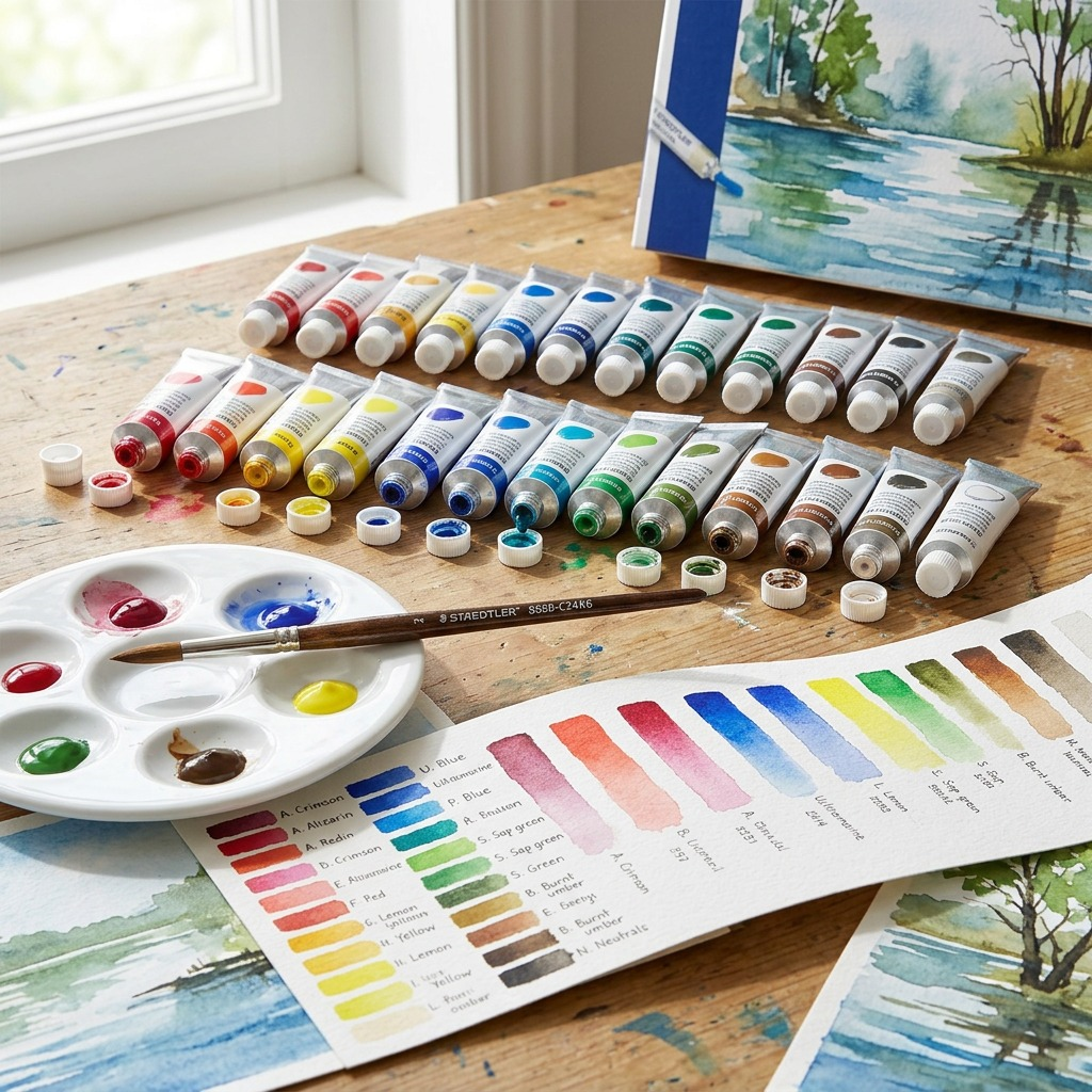 Staedtler Watercolour Paint 12ml Assorted