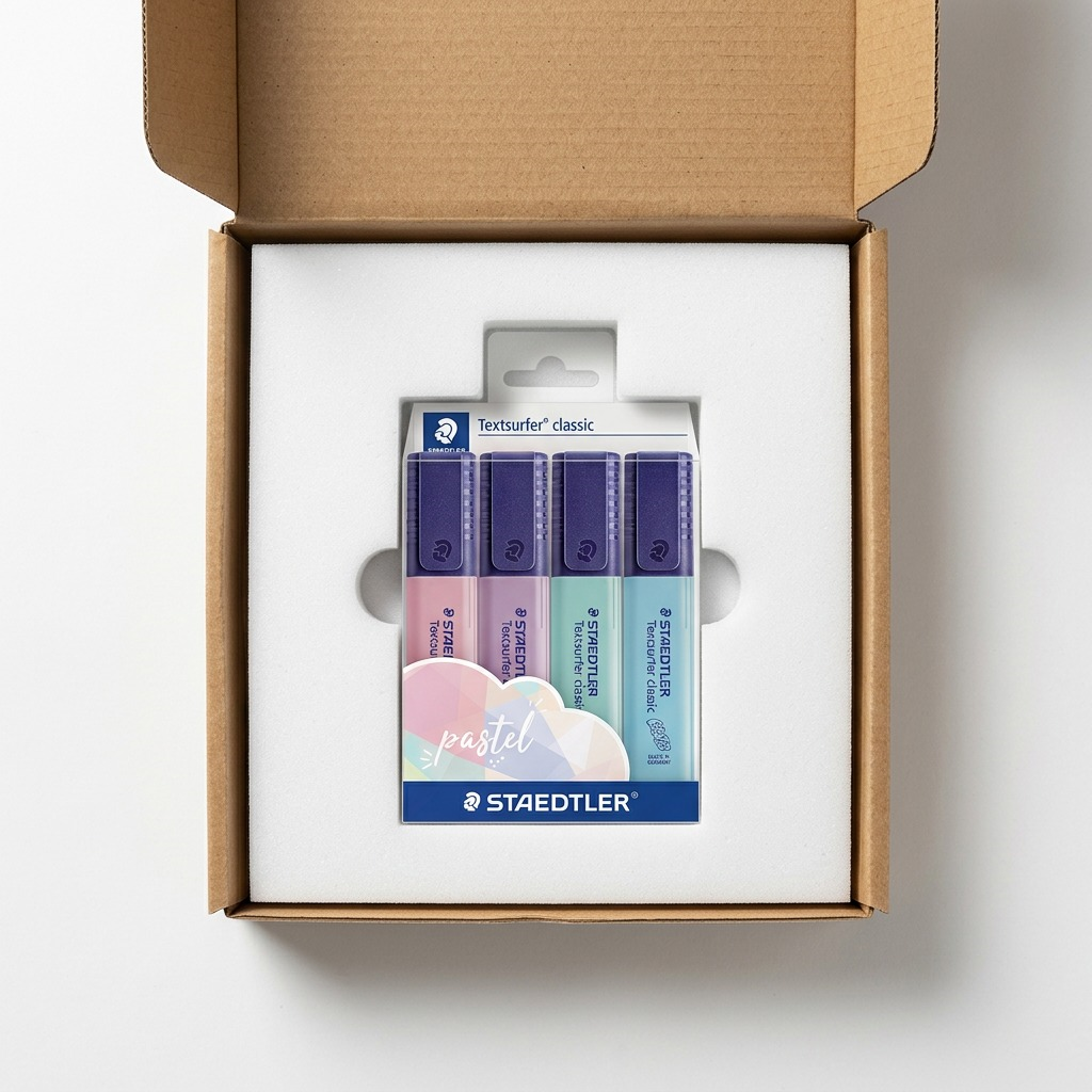 Staedtler Highlighter Textsurfer Pastel 4-Pack Wallet