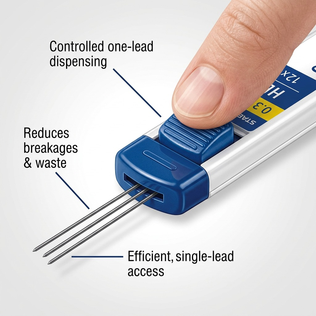 Staedtler Mechanical Pen Lead Mars Micro0.3 HB 12-Pack