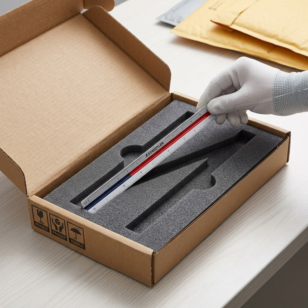 Staedtler Triangular Ruler Architec 12-inch