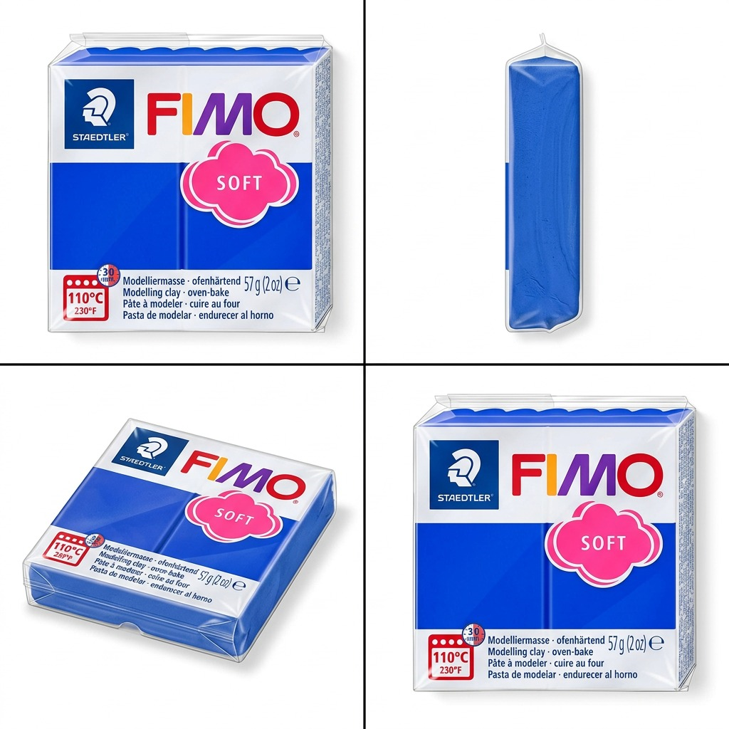 Staedtler Modelling Clay Fimo Soft Brilliant Blue 57g (2 oz)