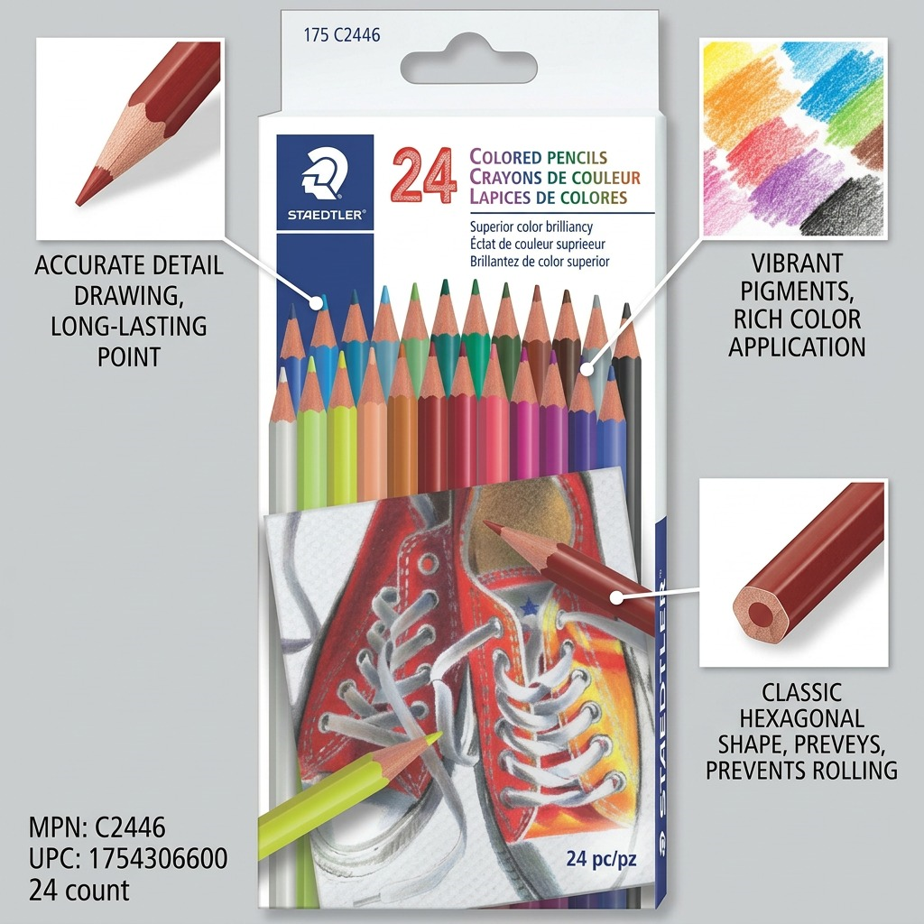 Staedtler Coloured Pencil 24-Pack