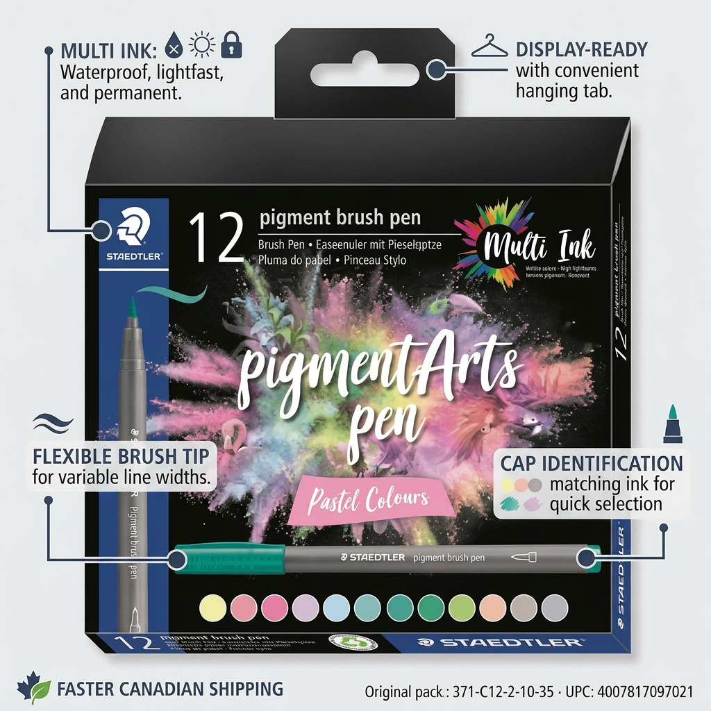 Staedtler Pigment Arts Brush Pastel Colours
