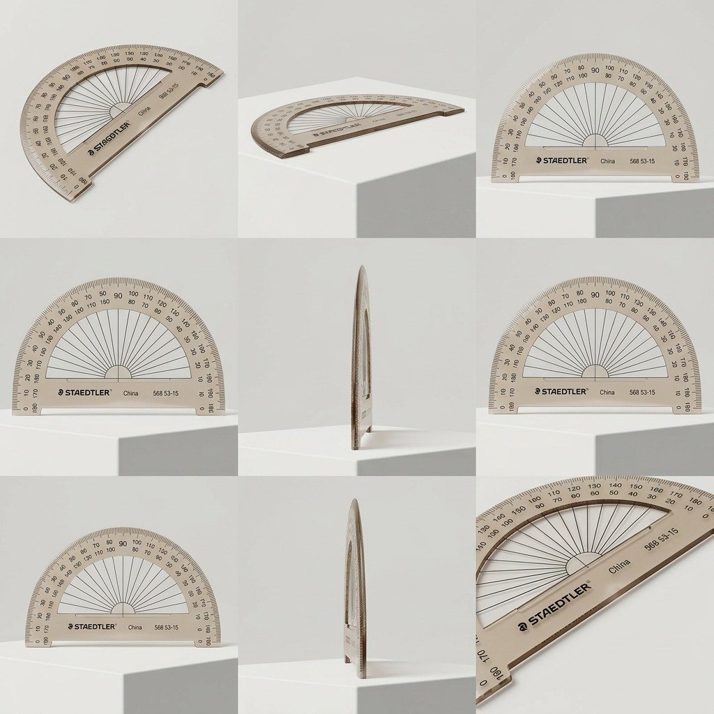 Staedtler Protractor 180 Degree 6-inch