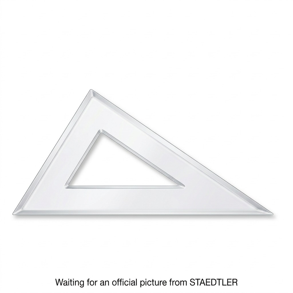 Staedtler Set Square Clear Acryl 12-inch 30/60