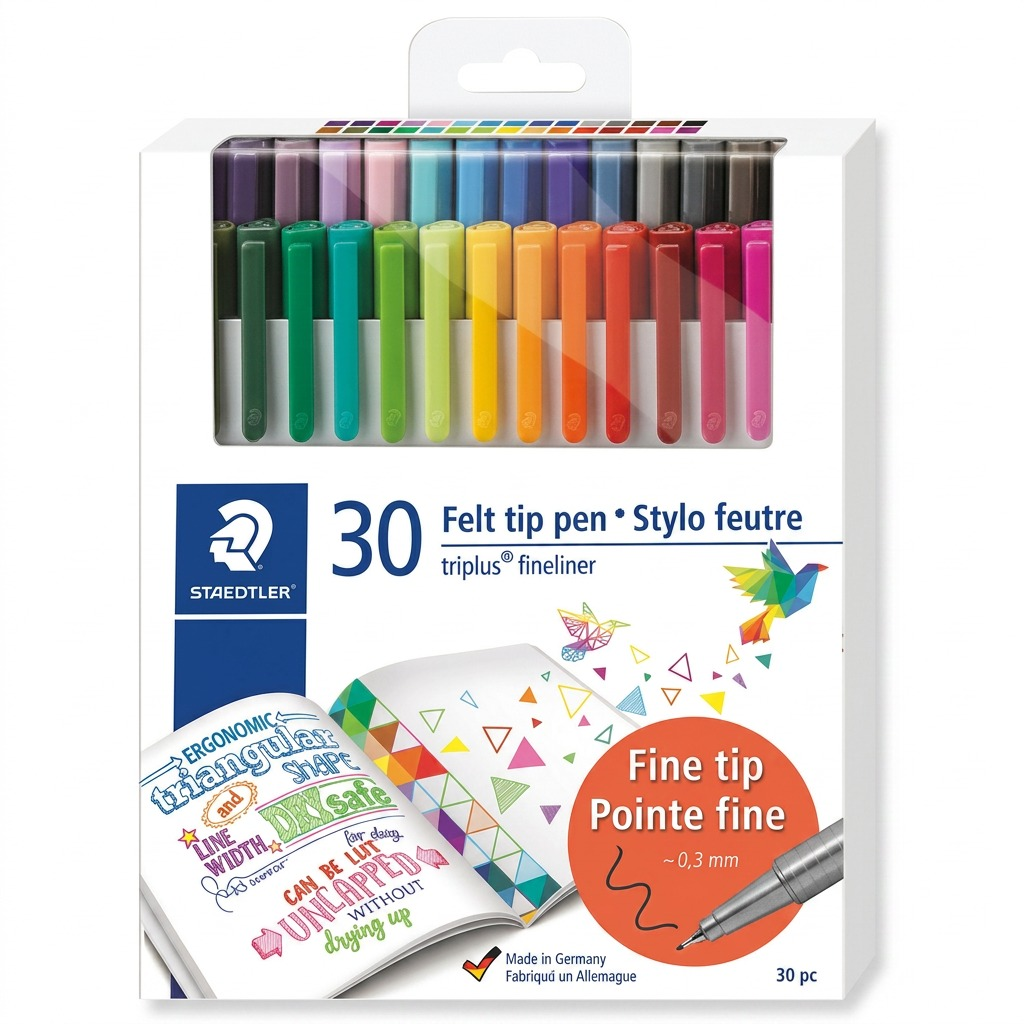 Staedtler Fineliner Triplus 30-Pack