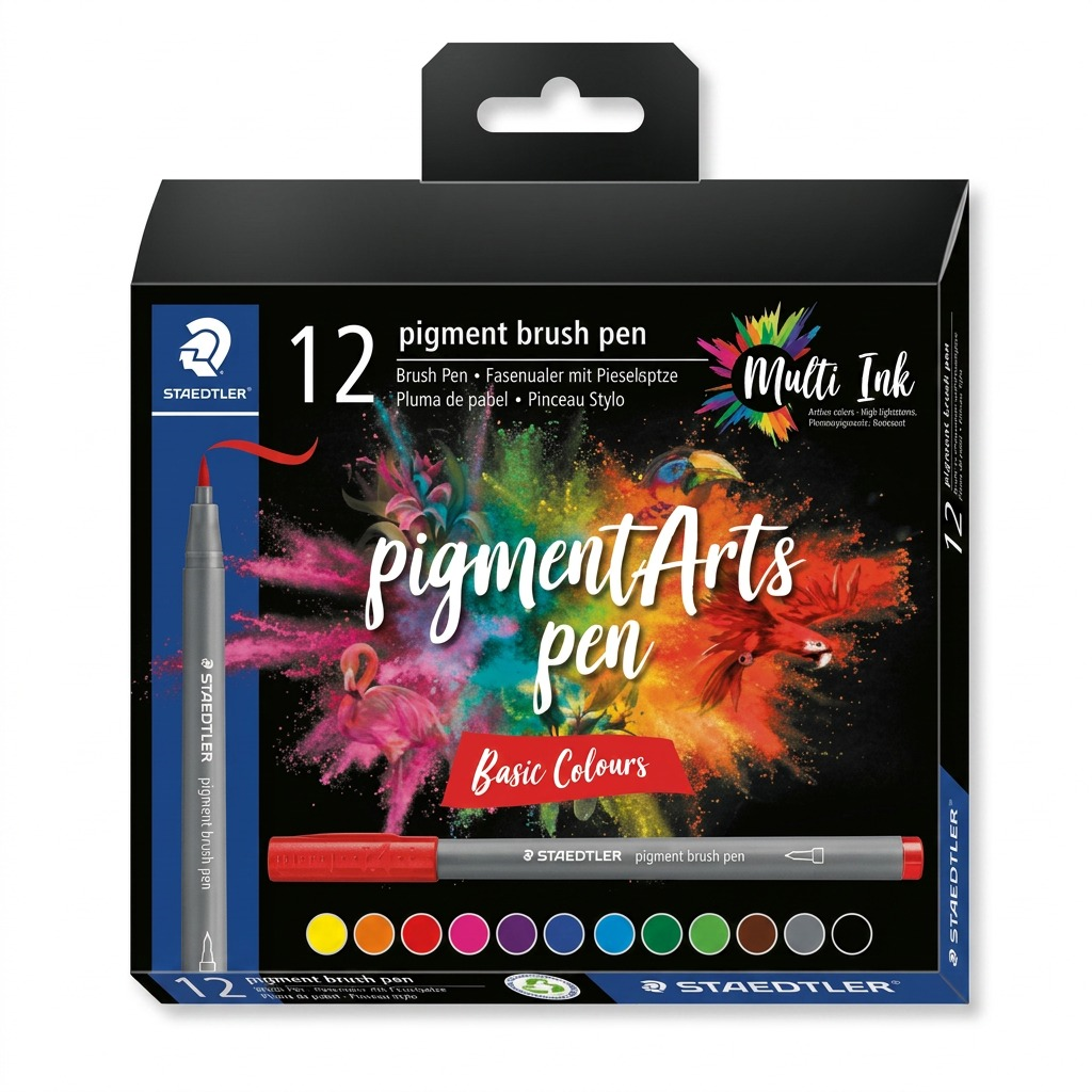 Staedtler Pigment Arts Brush Basic Colours