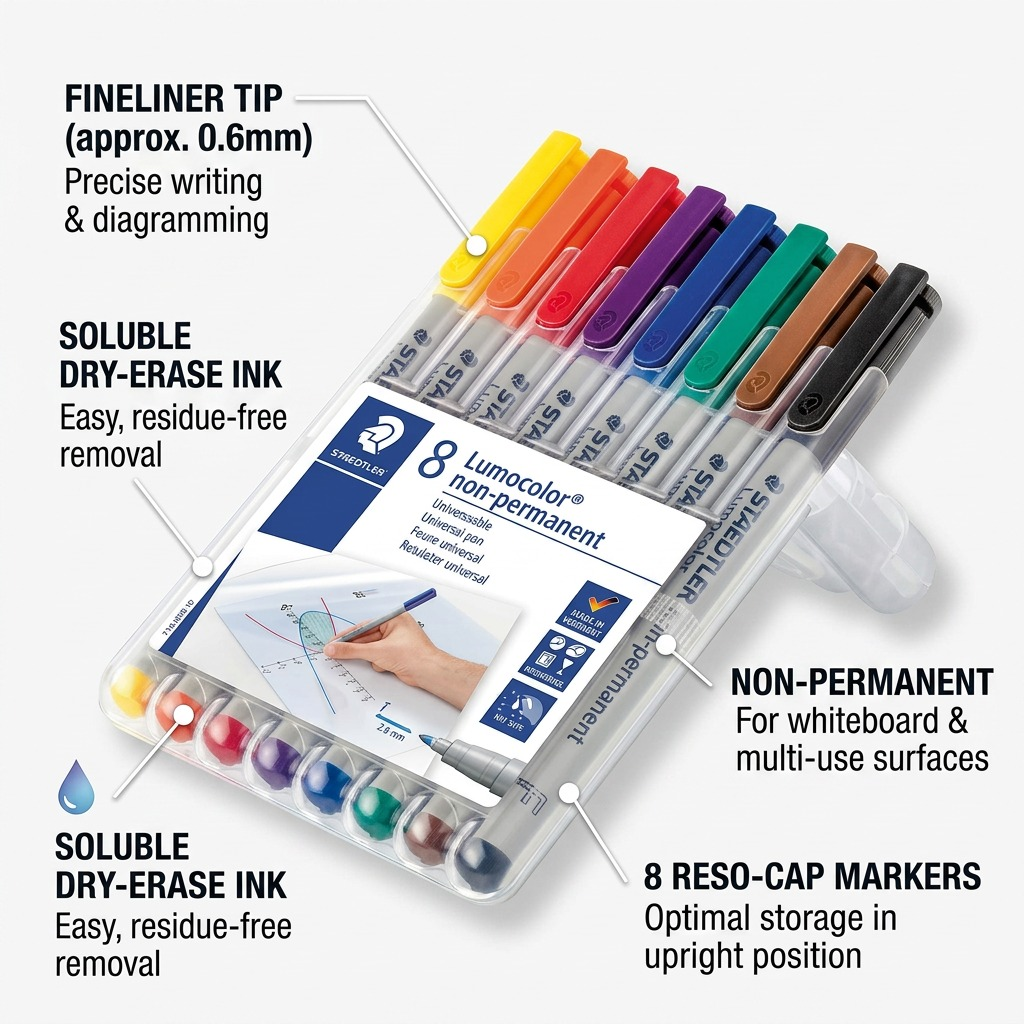 Staedtler Marker Lumocolor Fine Washable
