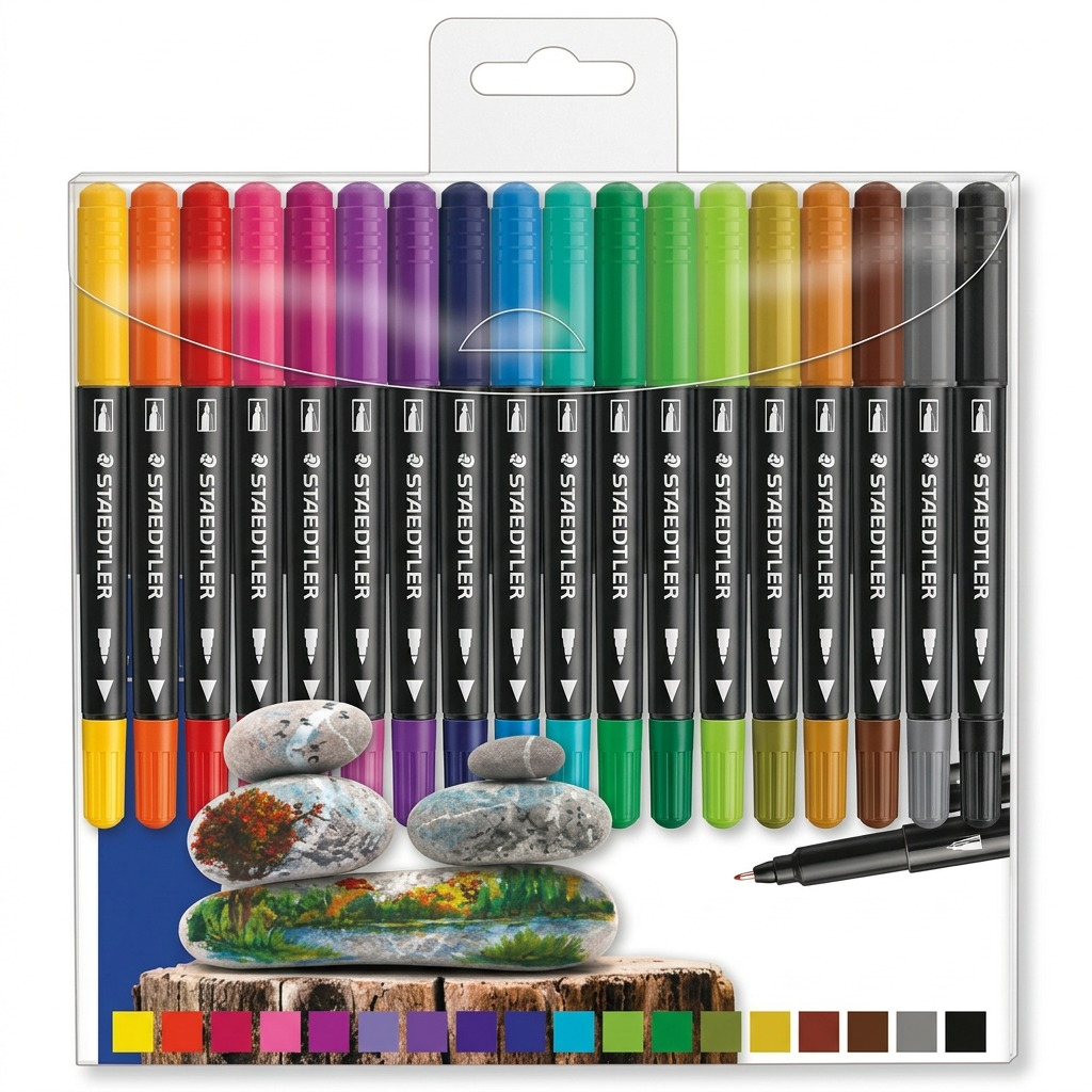 Staedtler Double-ended Permanent Pens 18-Pack