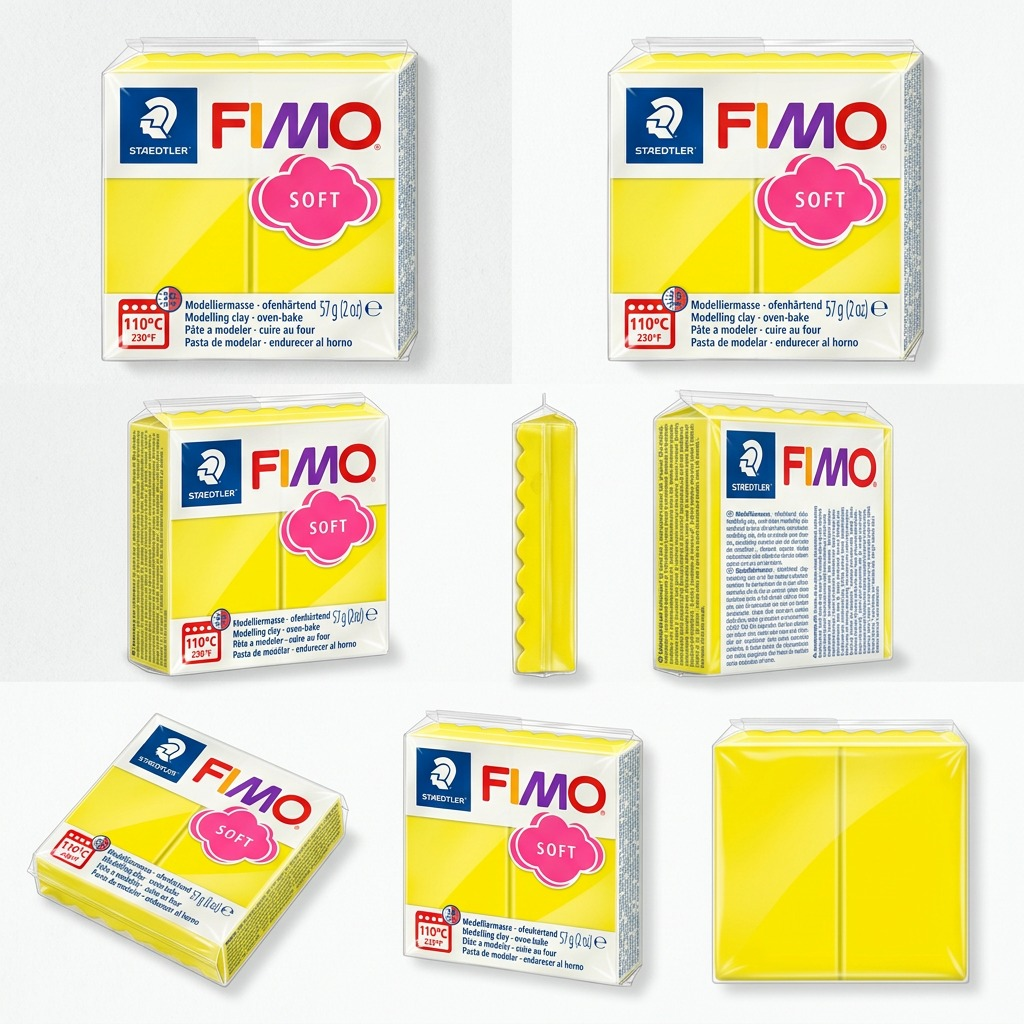 Staedtler Modelling Clay Fimo Soft Lemon 57g (2 oz)