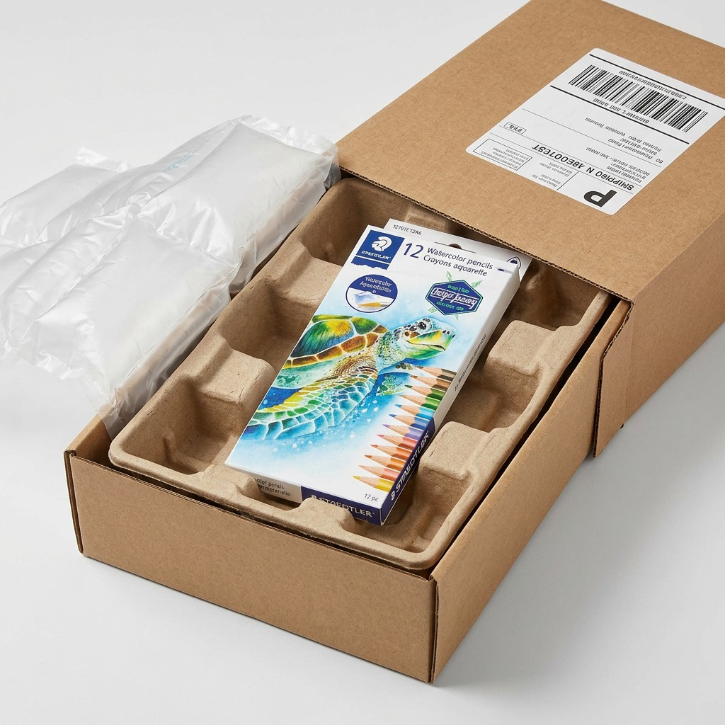 Staedtler Triangular Watercolour Pencils 3mm, 12-Pack FSC 100%