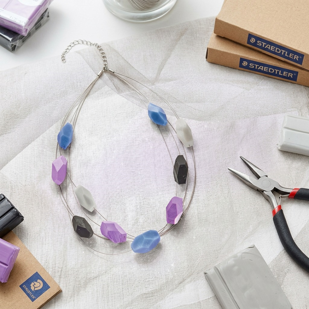 Staedtler Set Modelling Clay Fimo Diy Necklace