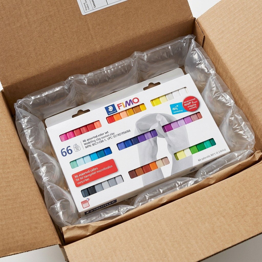Staedtler Set Modelling Clay Fimo Soft 66 Assorted Color Pack