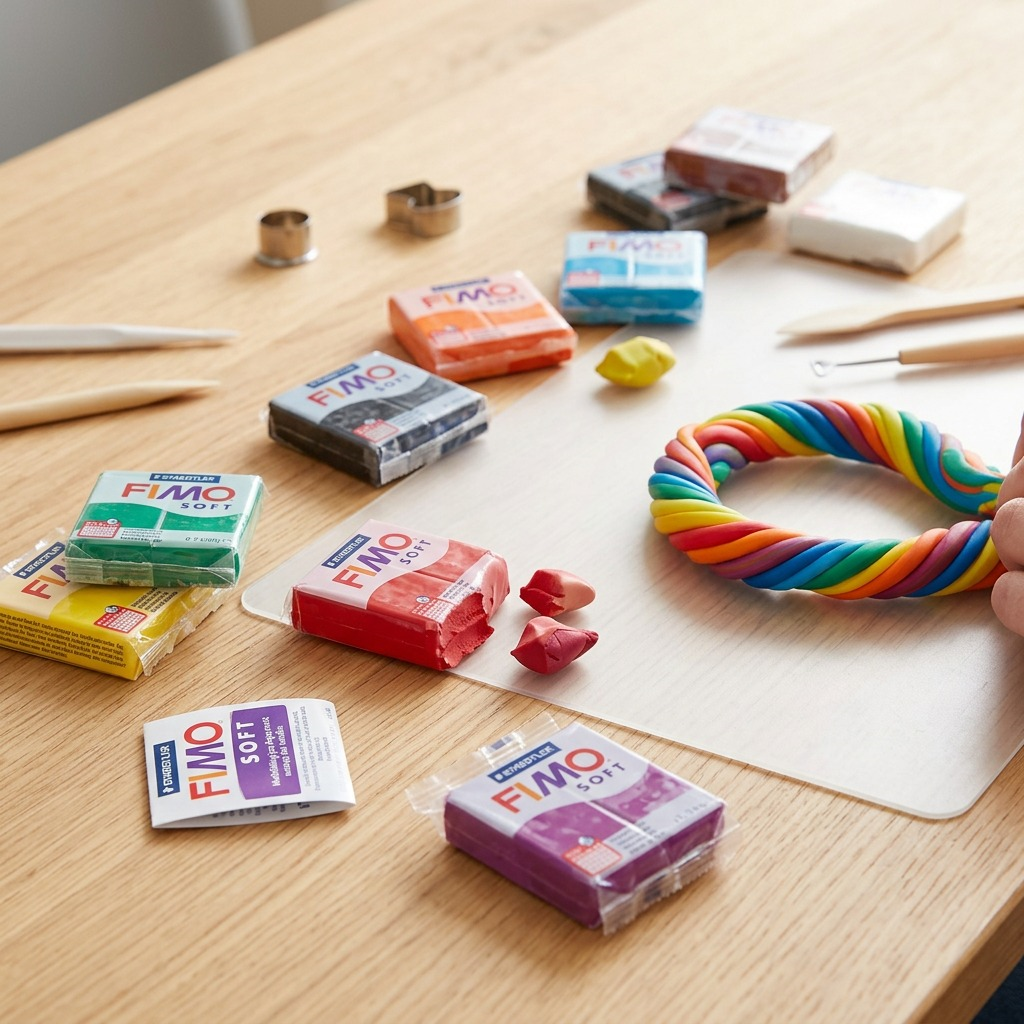 Staedtler Set Modelling Clay Fimo Soft 66 Assorted Color Pack