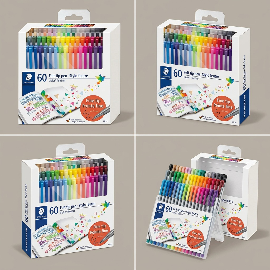 Staedtler Fineliner Triplus 60-Pack