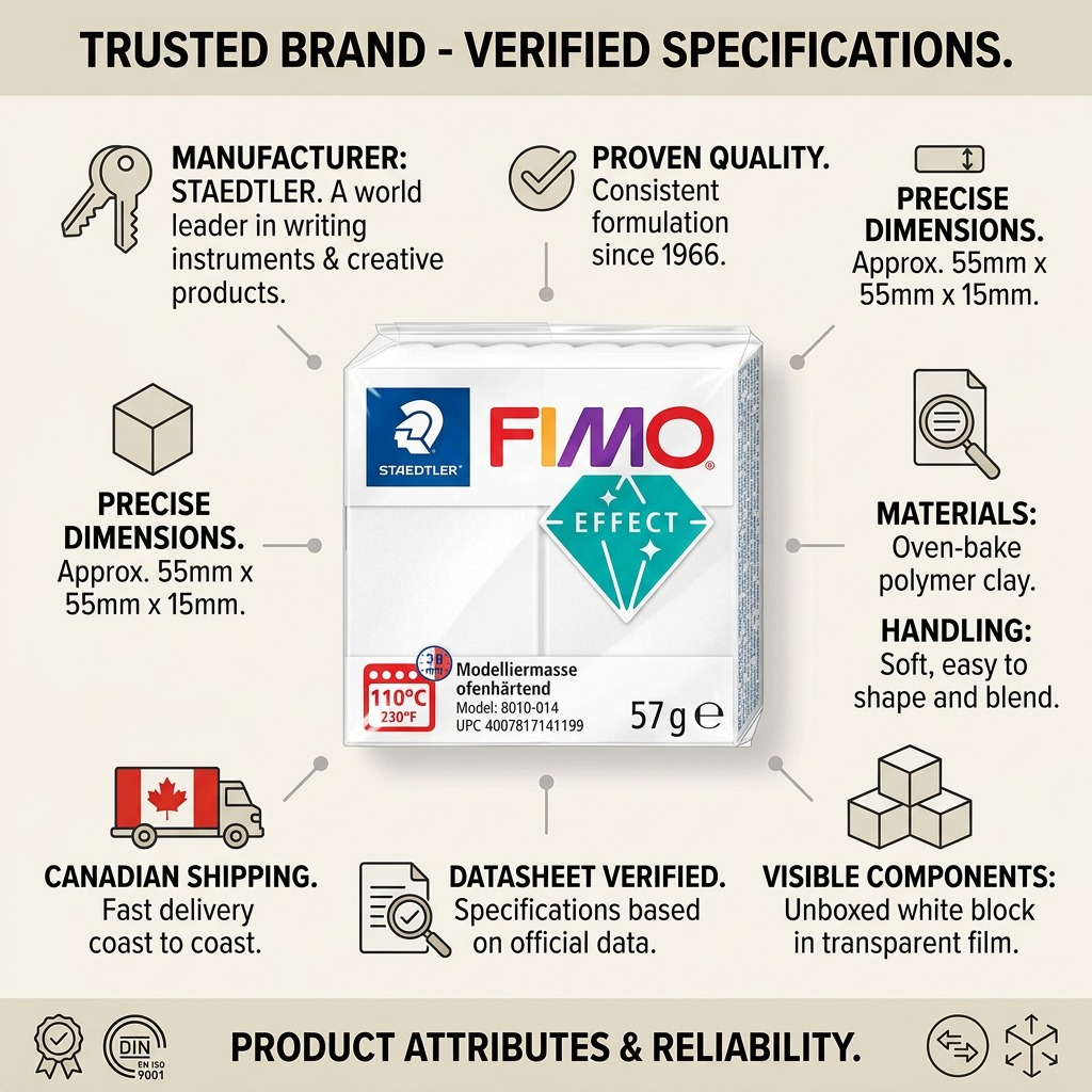 Staedtler Modelling Clay Fimo Effect Translucent 57g (2 oz)
