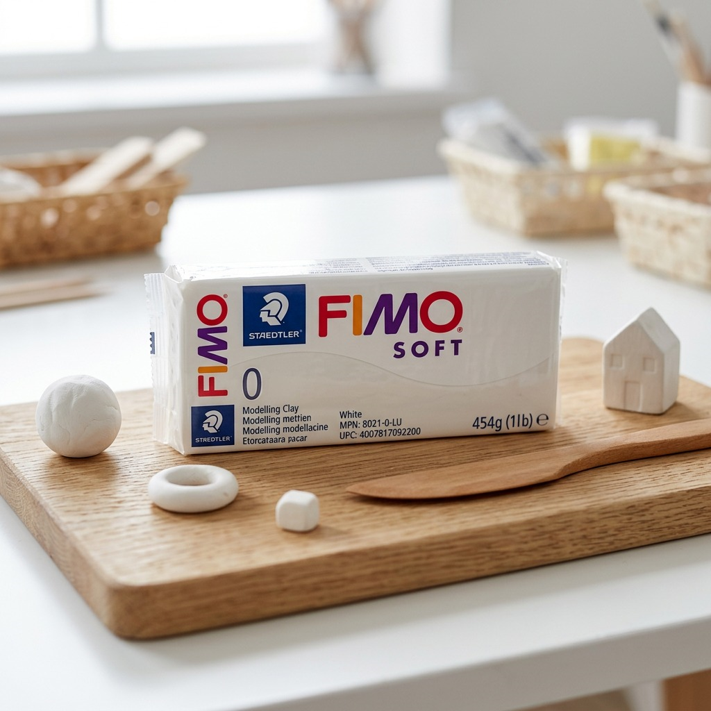 Staedtler Modelling Clay Fimo Soft 454g (1lb) White