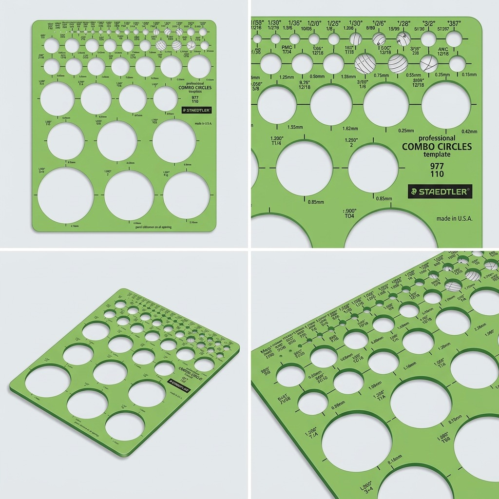 Staedtler Template Combo Circle