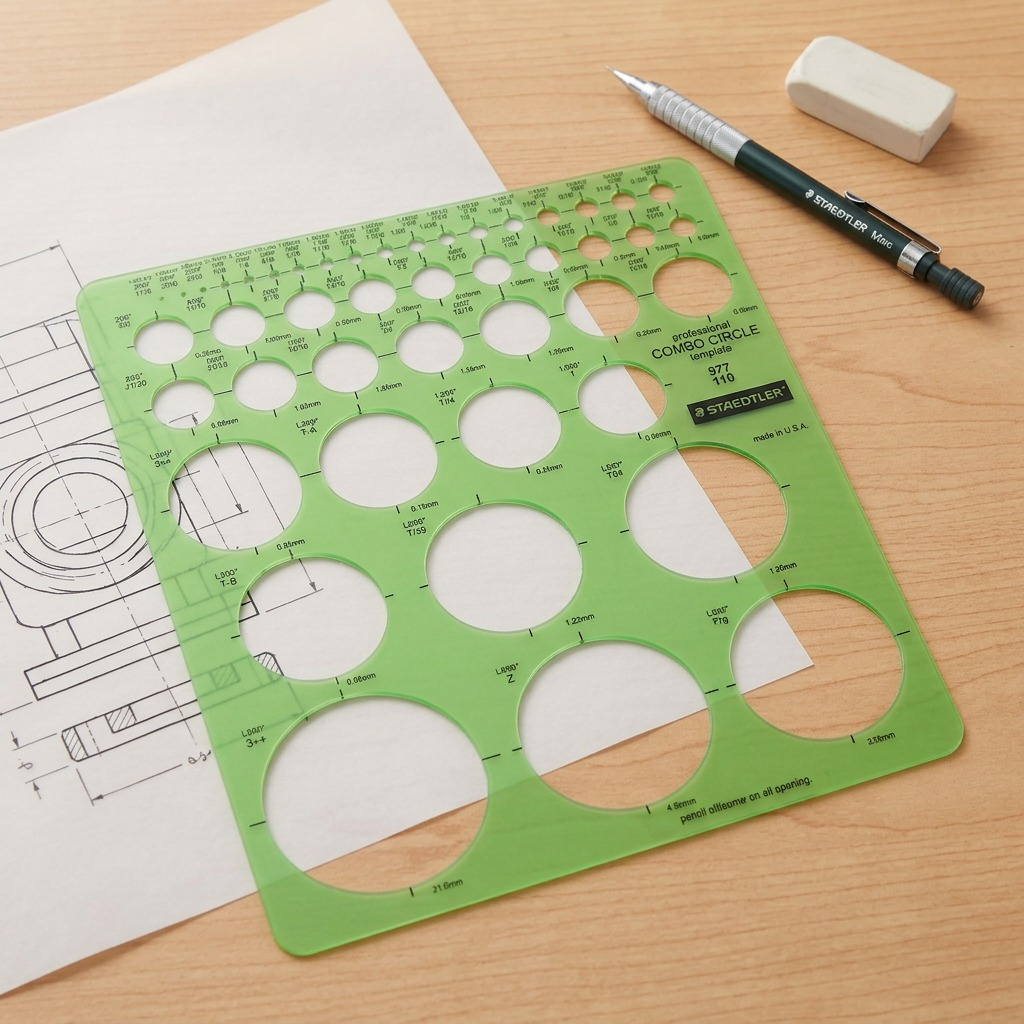 Staedtler Template Combo Circle