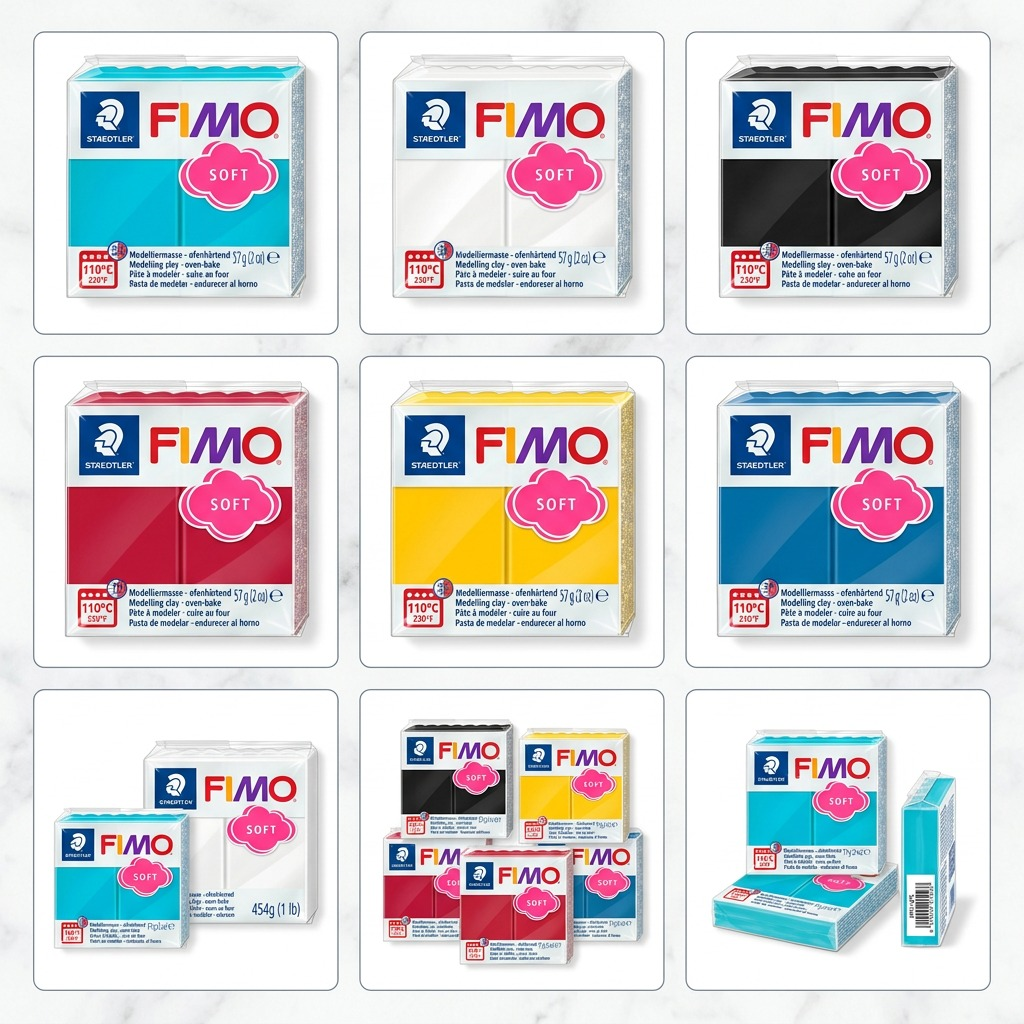 Staedtler Modelling Clay Fimo Soft Peppermint 57g (2 oz)