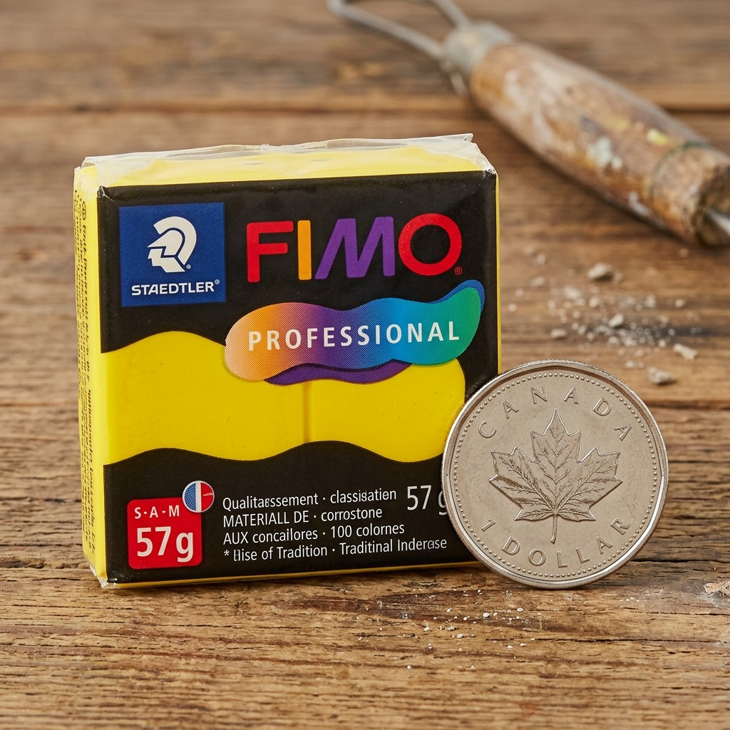 Staedtler Modelling Clay Fimo Professional True Yellow 57g (2 oz)