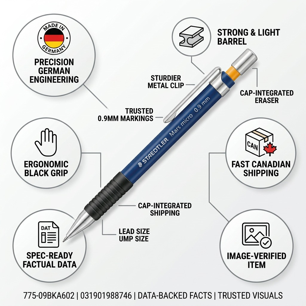 Staedtler Mechanical Pencil Mars Micro 0.9mm Black