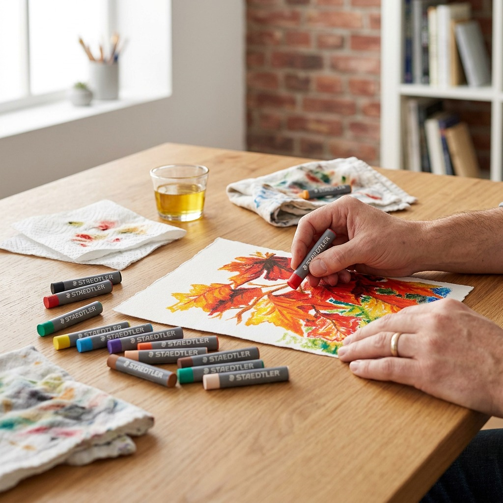 Staedtler Oil Pastels Assorted 12/ST