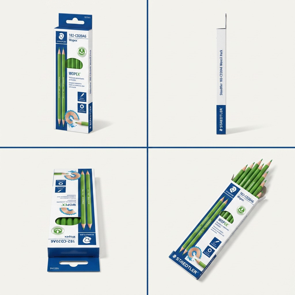 Staedtler Black Lead Wopex Pencil 20-Pack