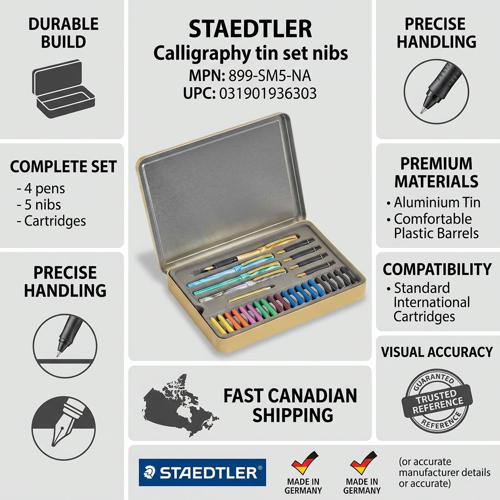 Staedtler Calligraphy Tin Set 5 Nibs