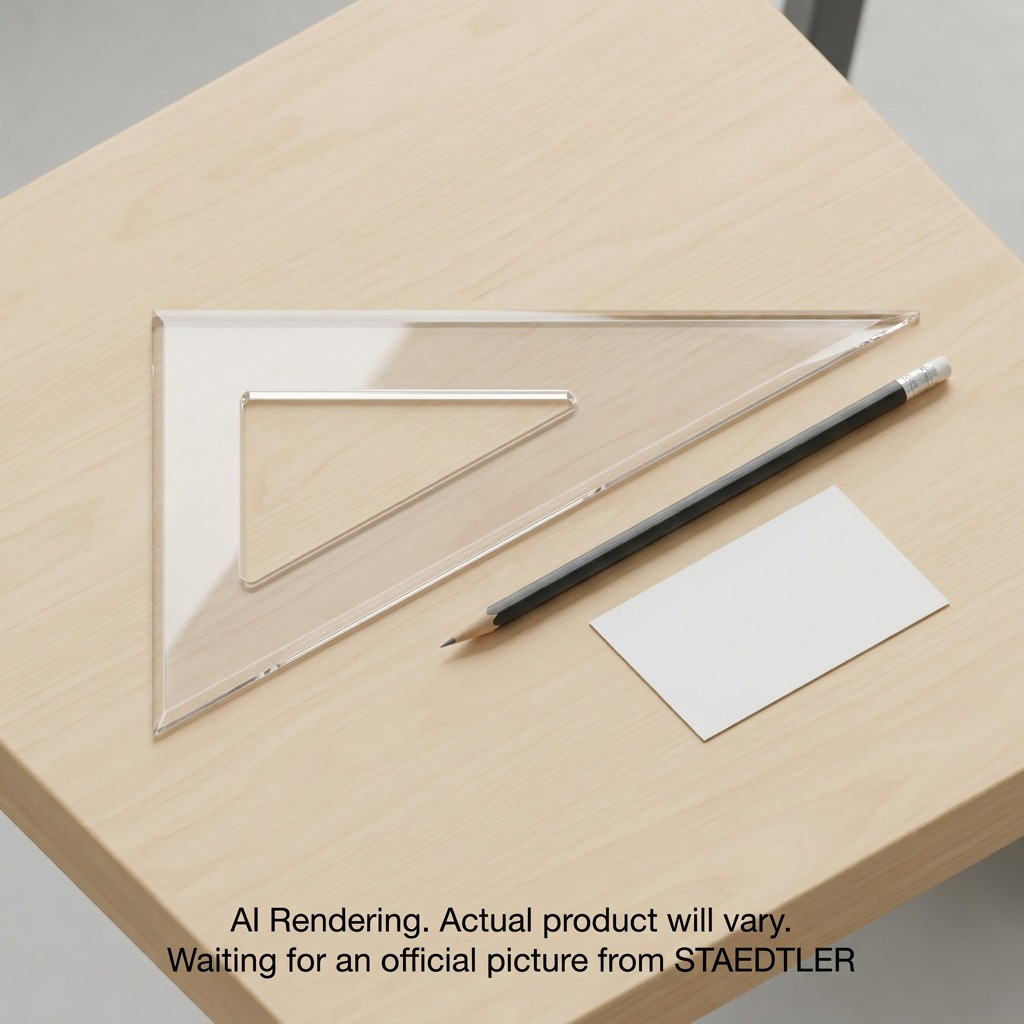Staedtler Set Square Clr. Acryl 10-inch 30/60 Hp