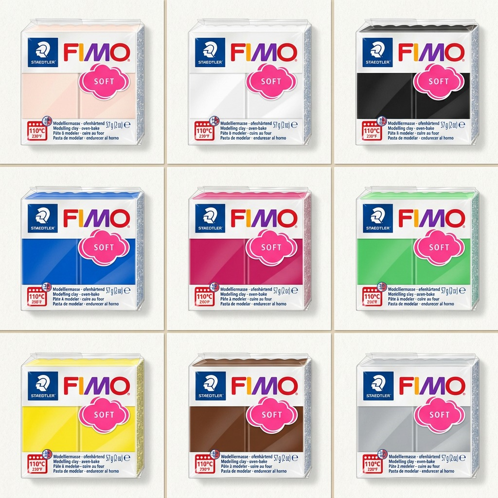 Staedtler Modelling Clay Fimo Soft Pale Pink 57g (2 oz)