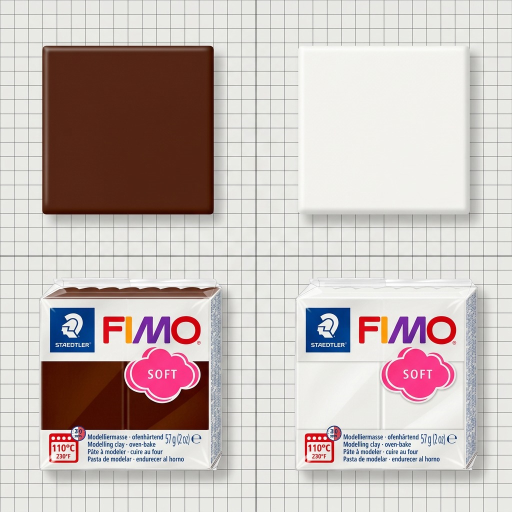 Staedtler Modelling Clay Fimo Soft Chocolate 57g (2 oz)