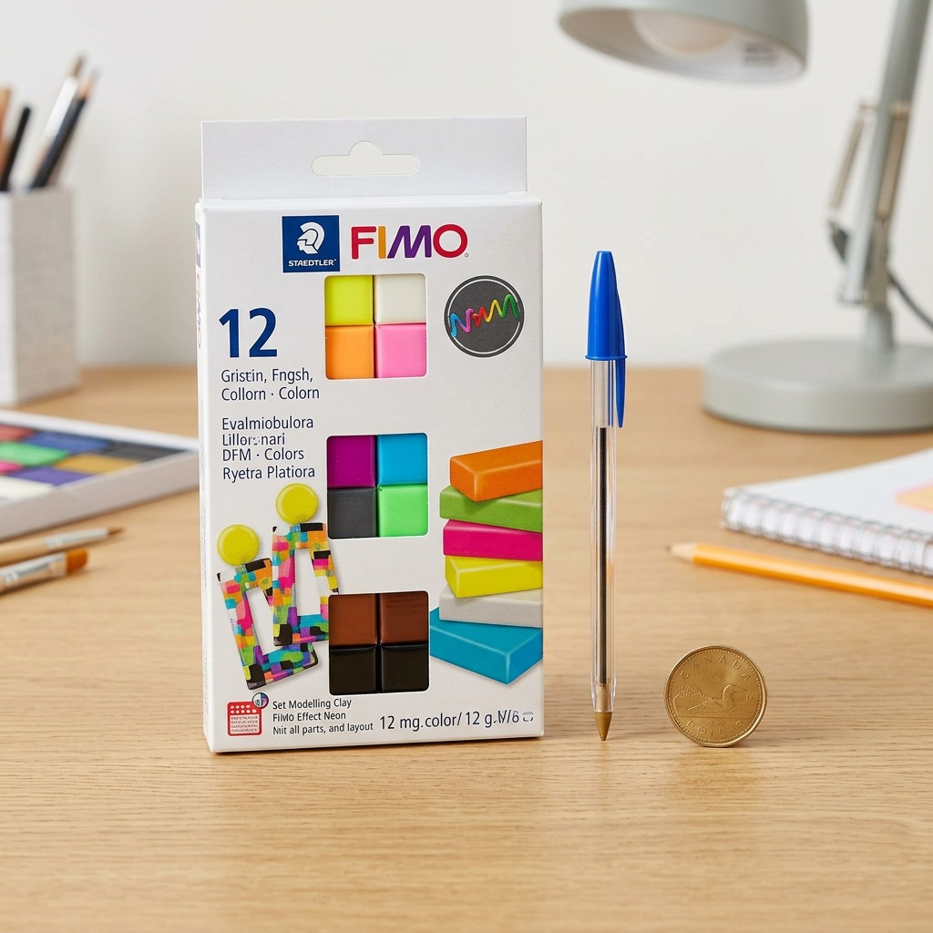 Staedtler Set Modelling Clay Fimo Effect Neon 12 Color Pack