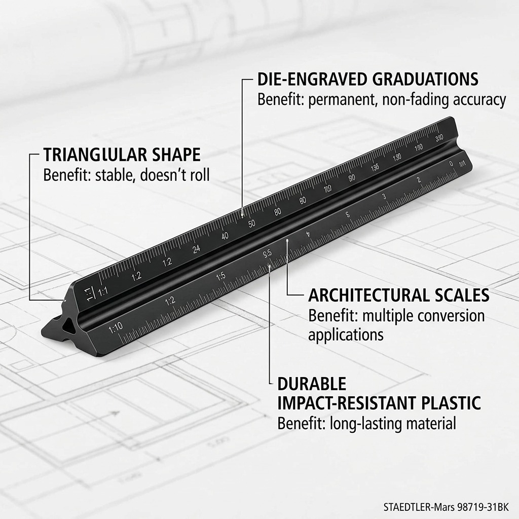 Staedtler Scale Triangular Plastic