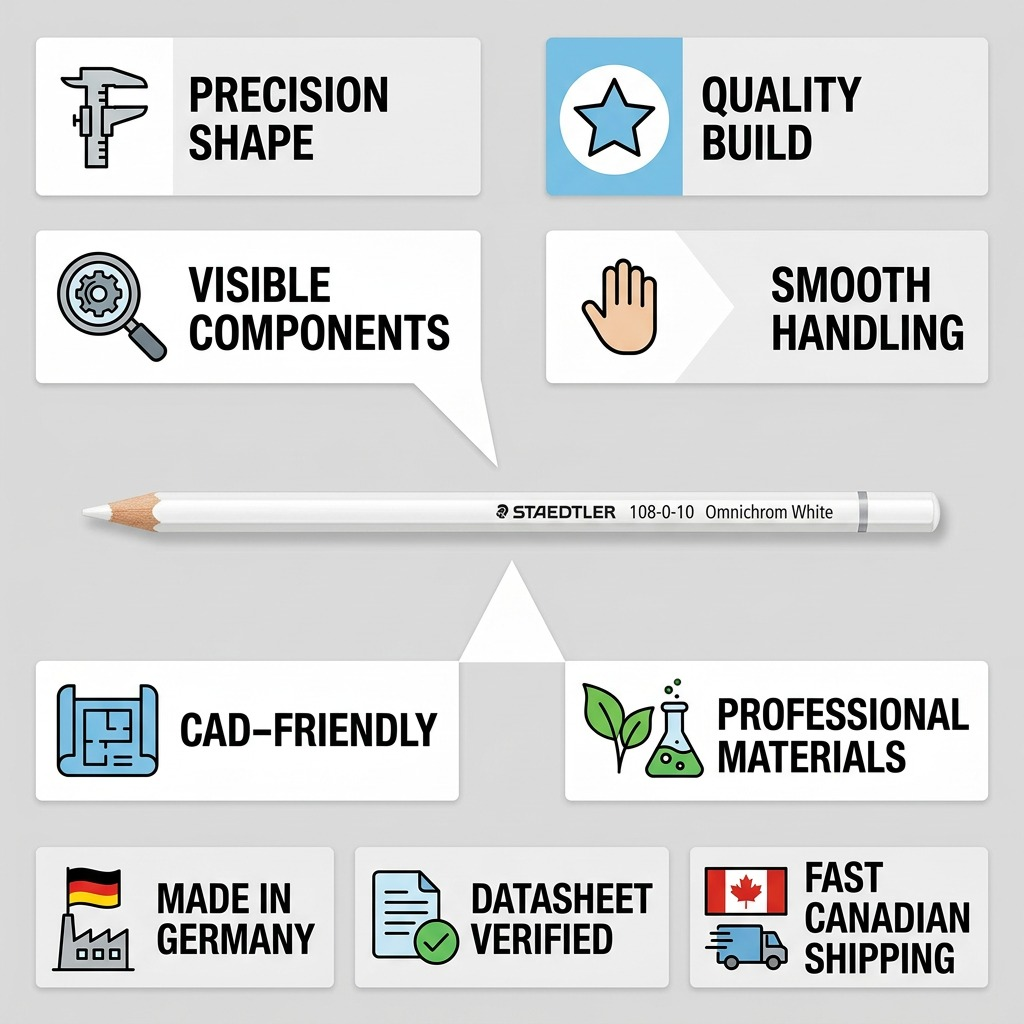 Staedtler Pencil Coloured Omnichrom White
