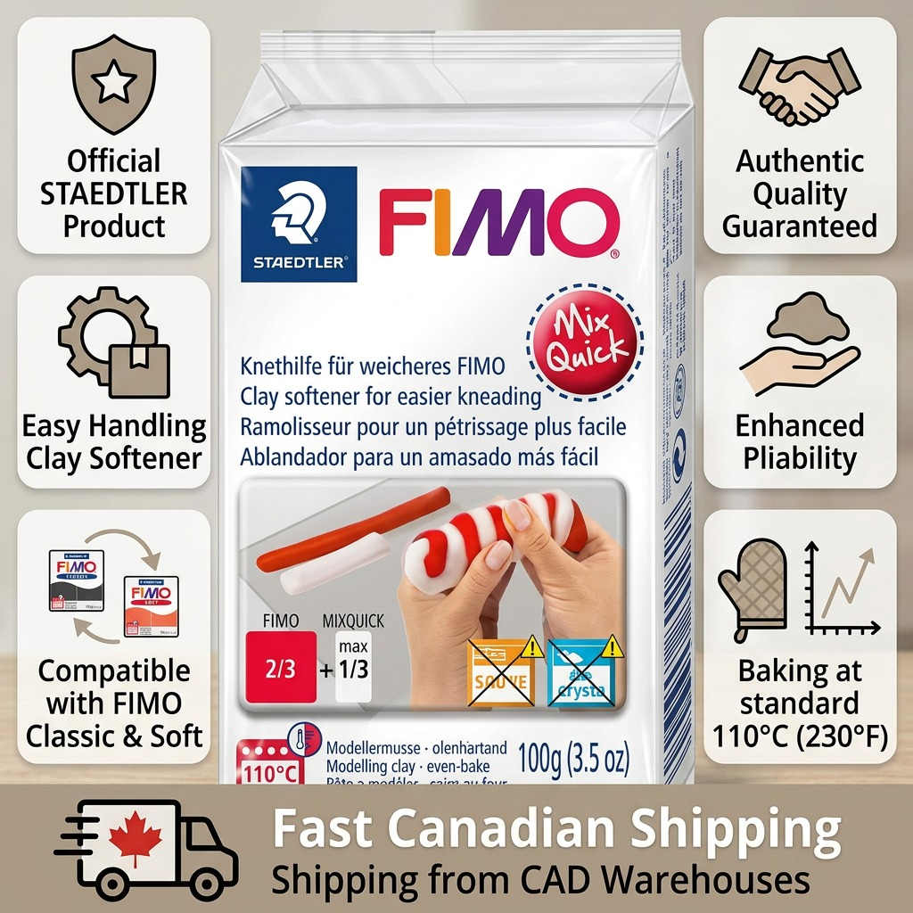Staedtler Modelling Clay Fimo Mix Quick Kneading