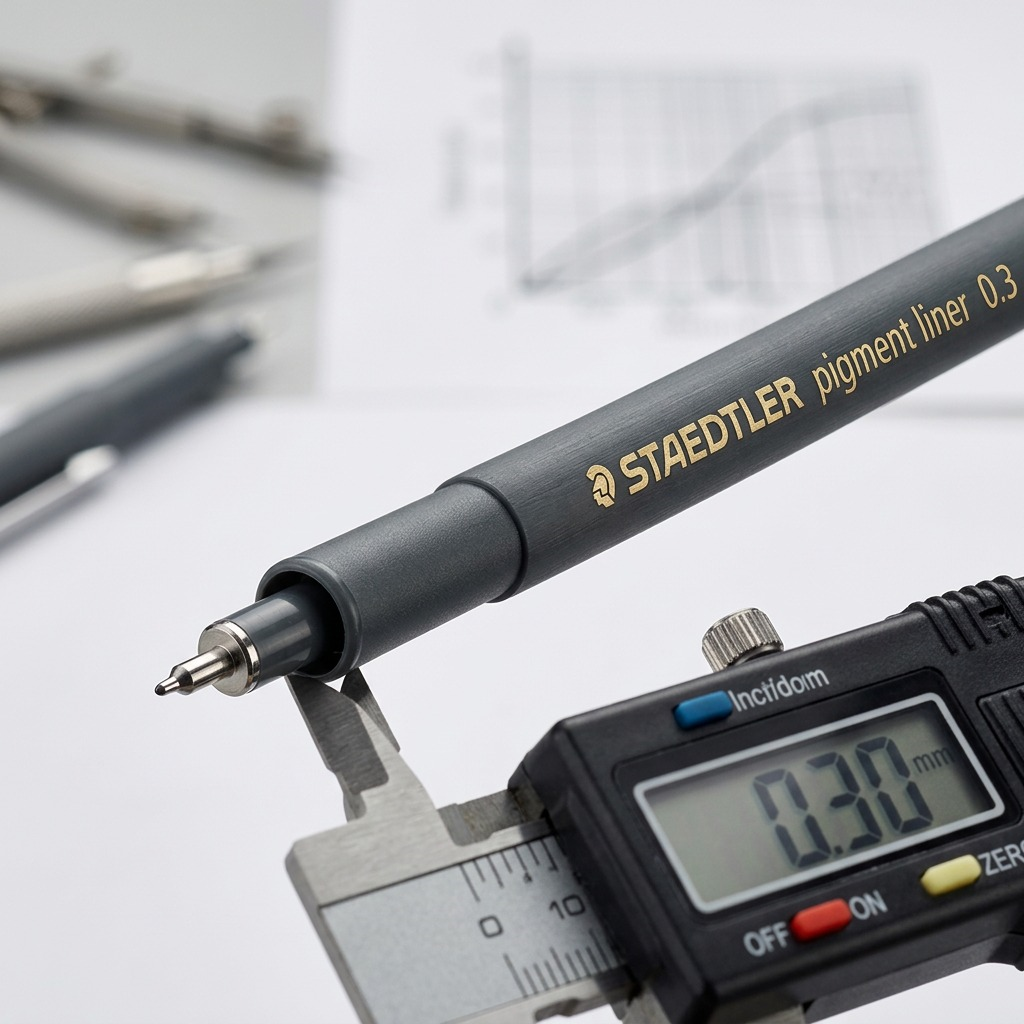 Staedtler Fineliner Pigment Liner 0.3mm Black