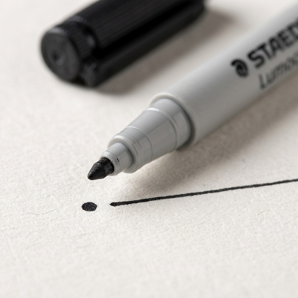Staedtler Marker Lumocolor Water-Based Fine Black