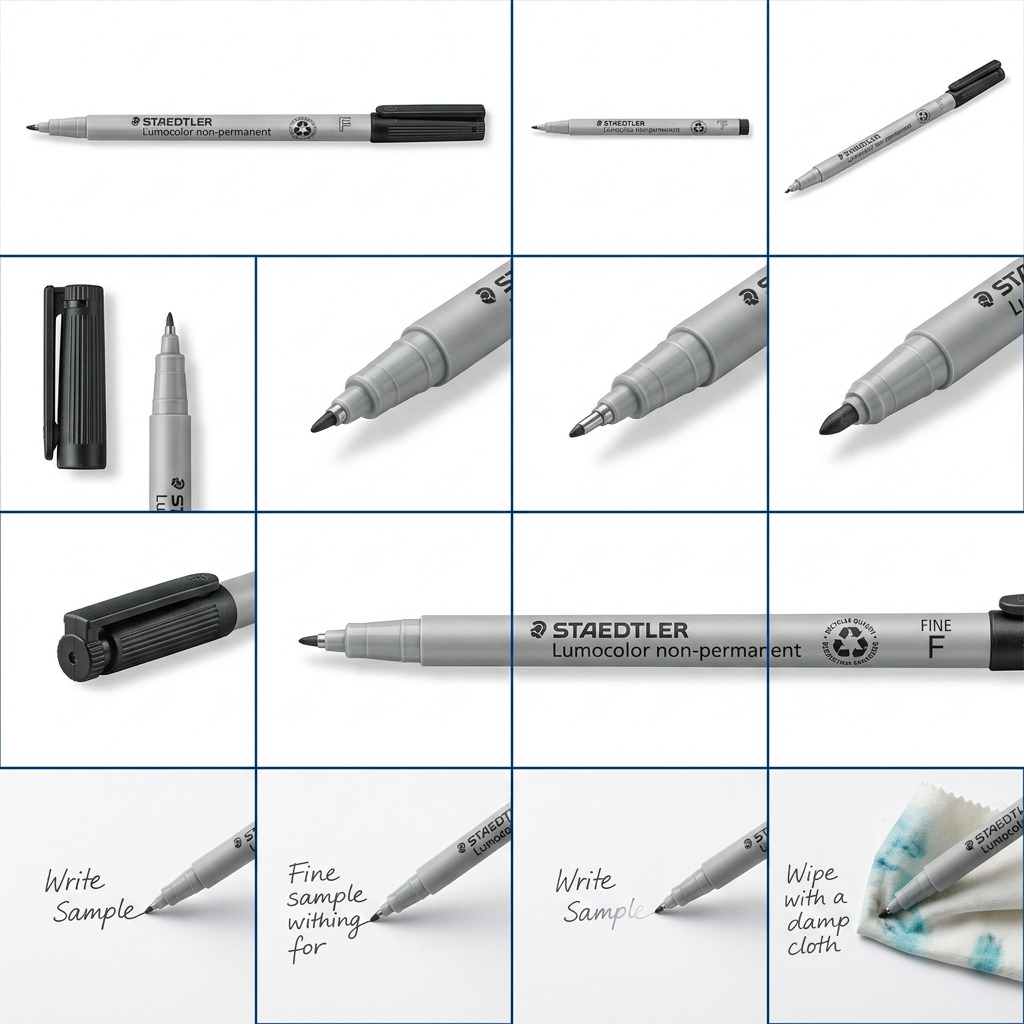 Staedtler Marker Lumocolor Water-Based Fine Black